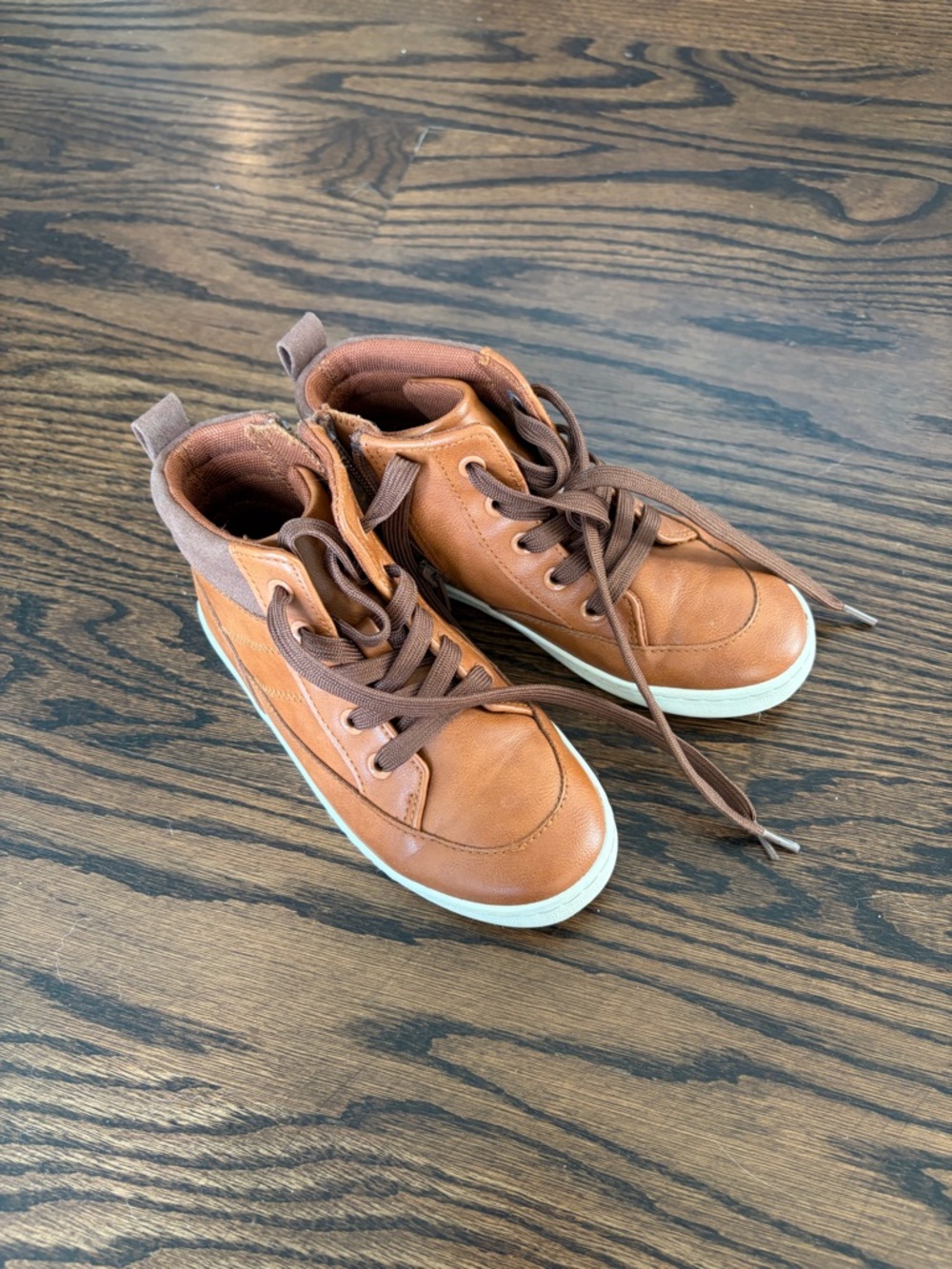 Cat & Jack Brown High-Top Kids Sneakers